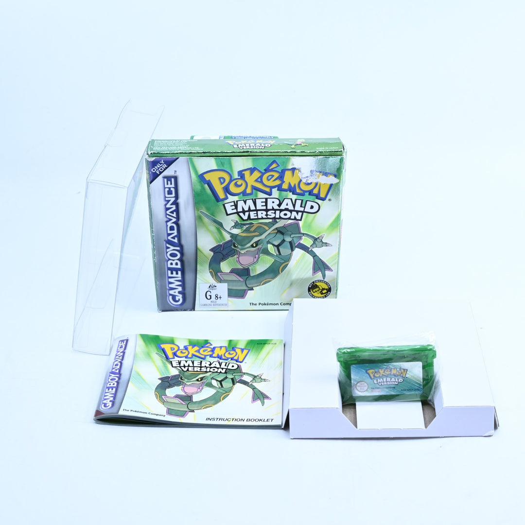 Pokemon Emerald Version - Nintendo Gameboy Advance / GBA Boxed Game - PAL