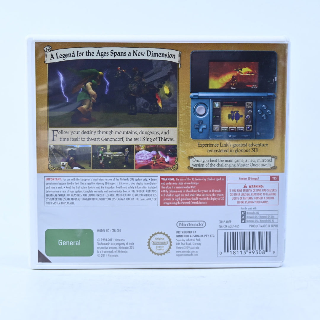 The Legend of Zelda: Ocarina of Time - Nintendo 3DS Game - PAL + Manual