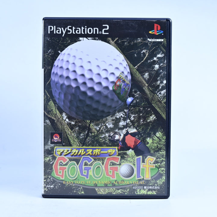 GoGo Golf - Sony Playstation 2 / PS2 Game + Manual - NTSC-J - MINT DISC!