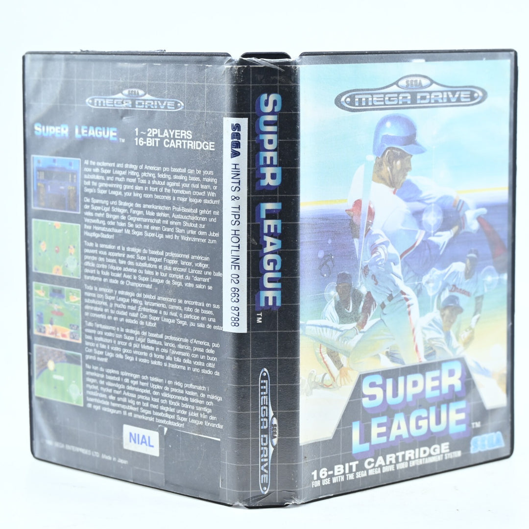 Super League - Sega Mega Drive Game - PAL - FREE POST!