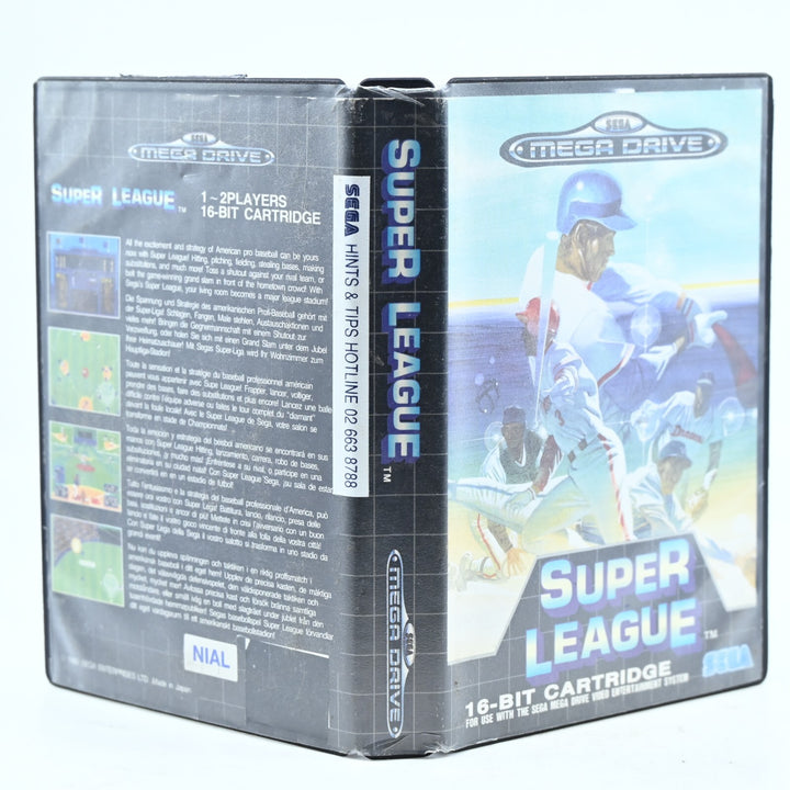 Super League - Sega Mega Drive Game - PAL - FREE POST!