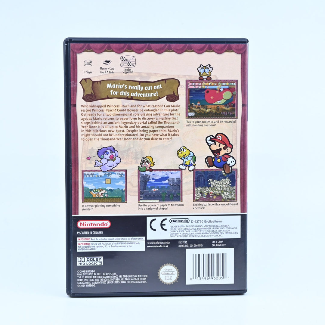 Paper Mario: The Thousand Year Door - Nintendo Gamecube Game + Manual - PAL