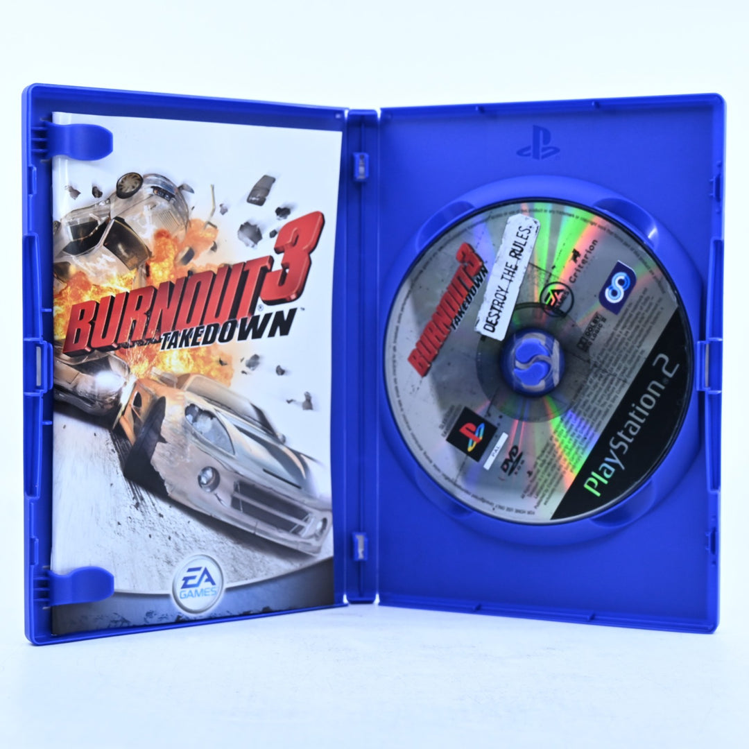 Burnout 3: Takedown - Sony Playstation 2 / PS2 Game + Manual - PAL - MINT DISC!