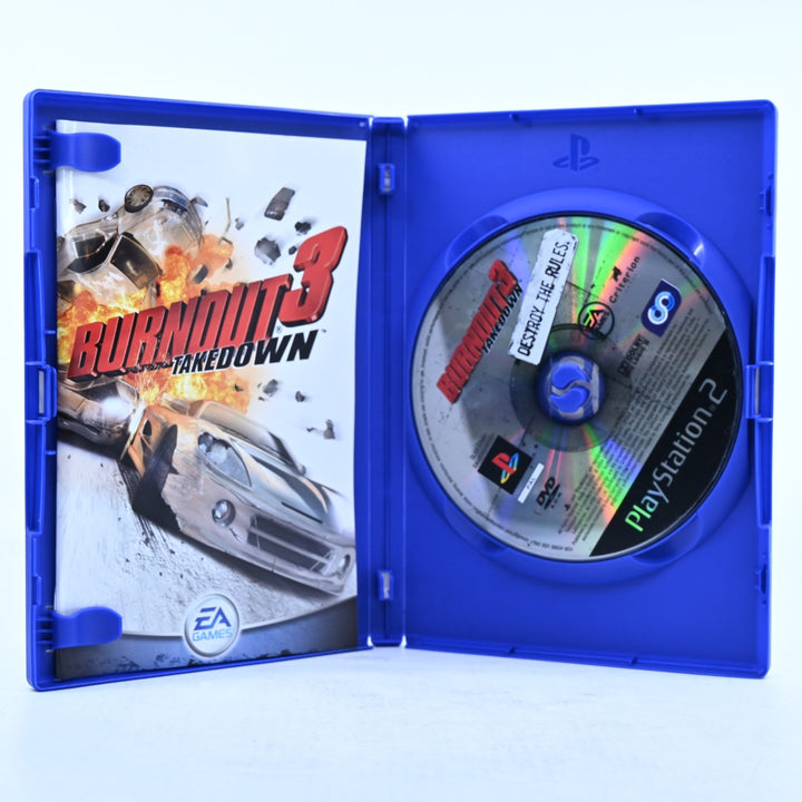 Burnout 3: Takedown - Sony Playstation 2 / PS2 Game + Manual - PAL - MINT DISC!