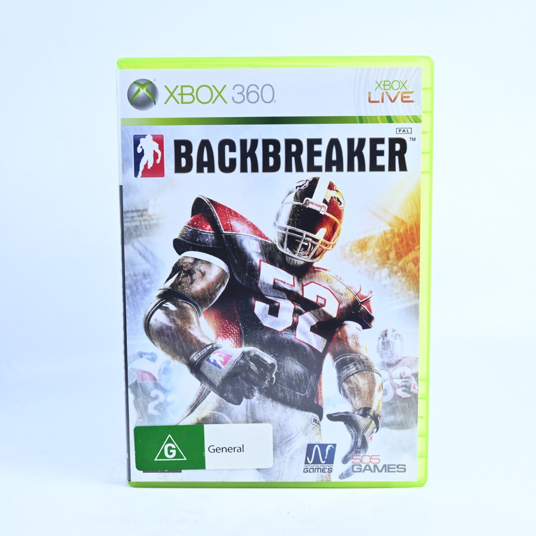 Backbreaker - Xbox 360 Game + Manual - PAL - MINT DISC!