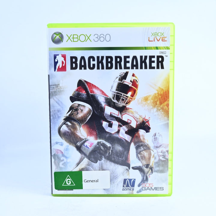 Backbreaker - Xbox 360 Game + Manual - PAL - MINT DISC!