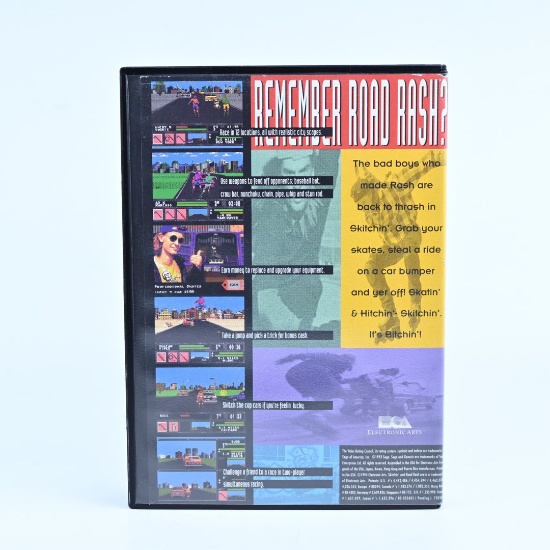 Skitchin' - Sega Mega Drive Game / Genesis Game + Manual - Region Free