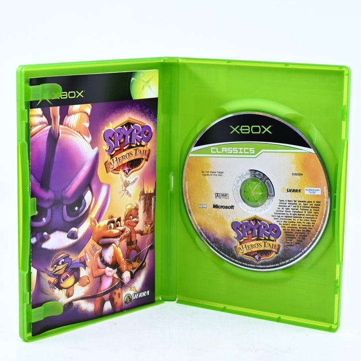 Spyro: A Hero's Tail - Original Xbox Game + Manual - PAL - MINT DISC!