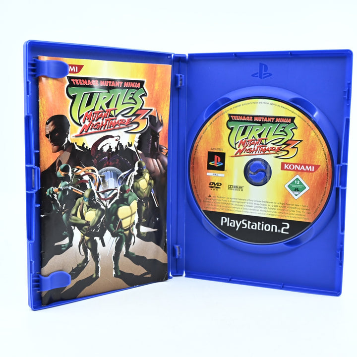 Teenage Mutant Ninja Turtles 3: Mutant Nightmare - PS2 Game + Manual