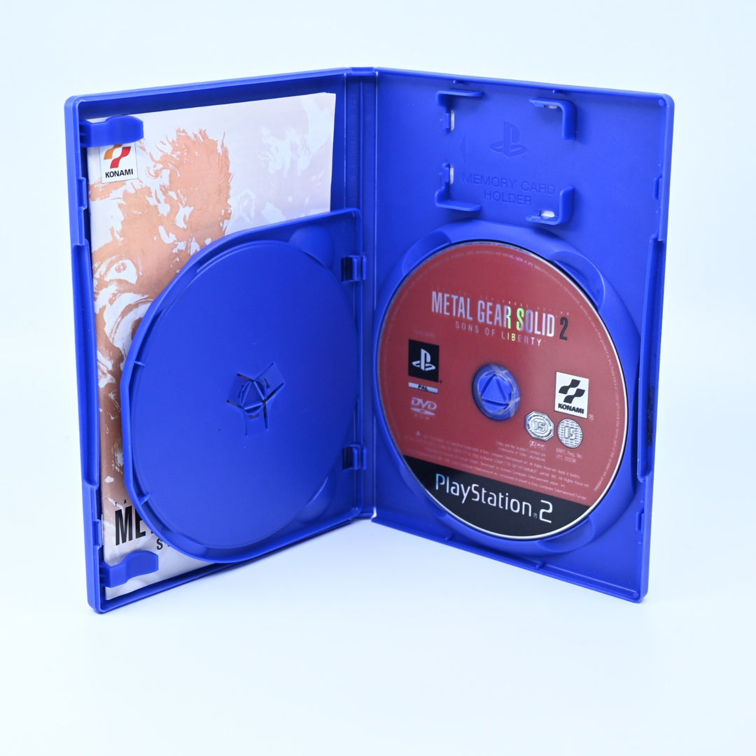 Metal Gear Solid 2: Sons of Liberty - Sony Playstation 2 / PS2 Game + Manual