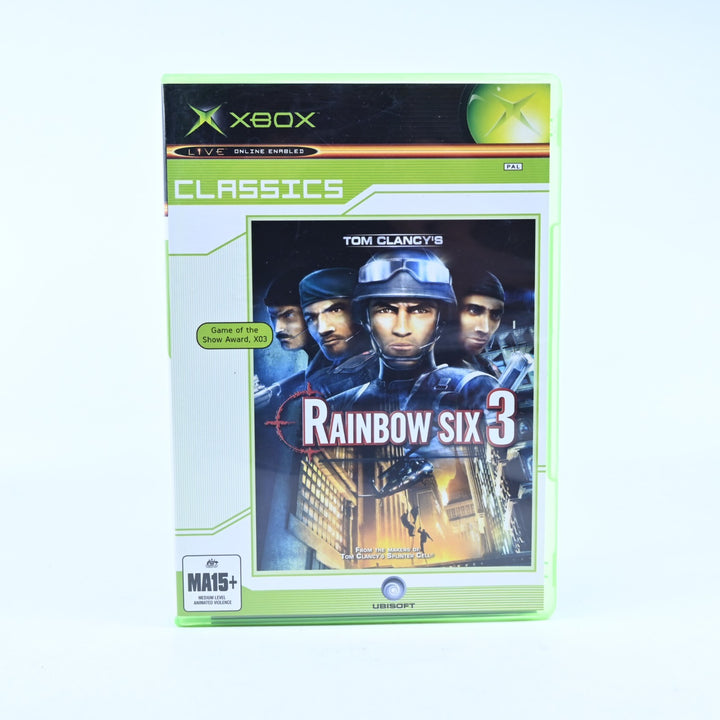 Tom Clancy's Rainbow Six 3 - Original Xbox Game + Manual - PAL - MINT DISC!