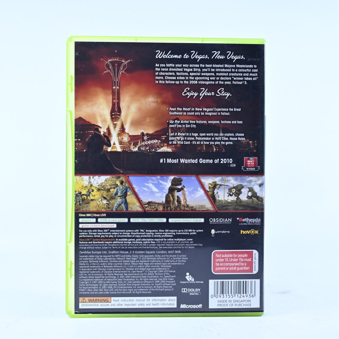 Fallout: New Vegas - Xbox 360 Game + Manual - PAL - MINT DISC!