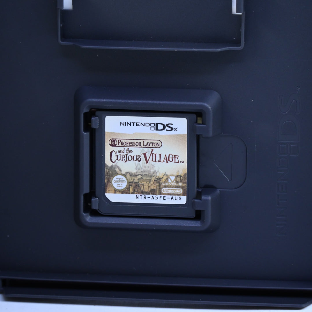 Professor Layton and the Curious Village - Nintendo DS Game - PAL + Manual