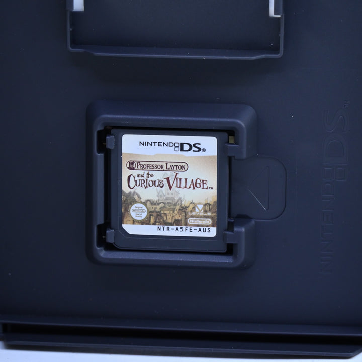 Professor Layton and the Curious Village - Nintendo DS Game - PAL + Manual