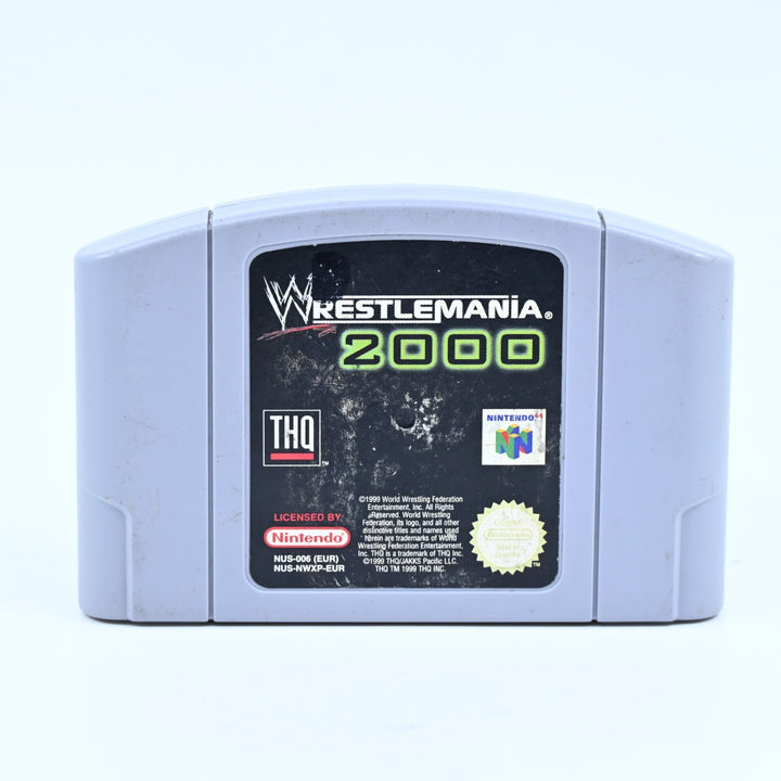 WWF Wrestlemania 2000 - N64 / Nintendo 64 Game - PAL - FREE POST!