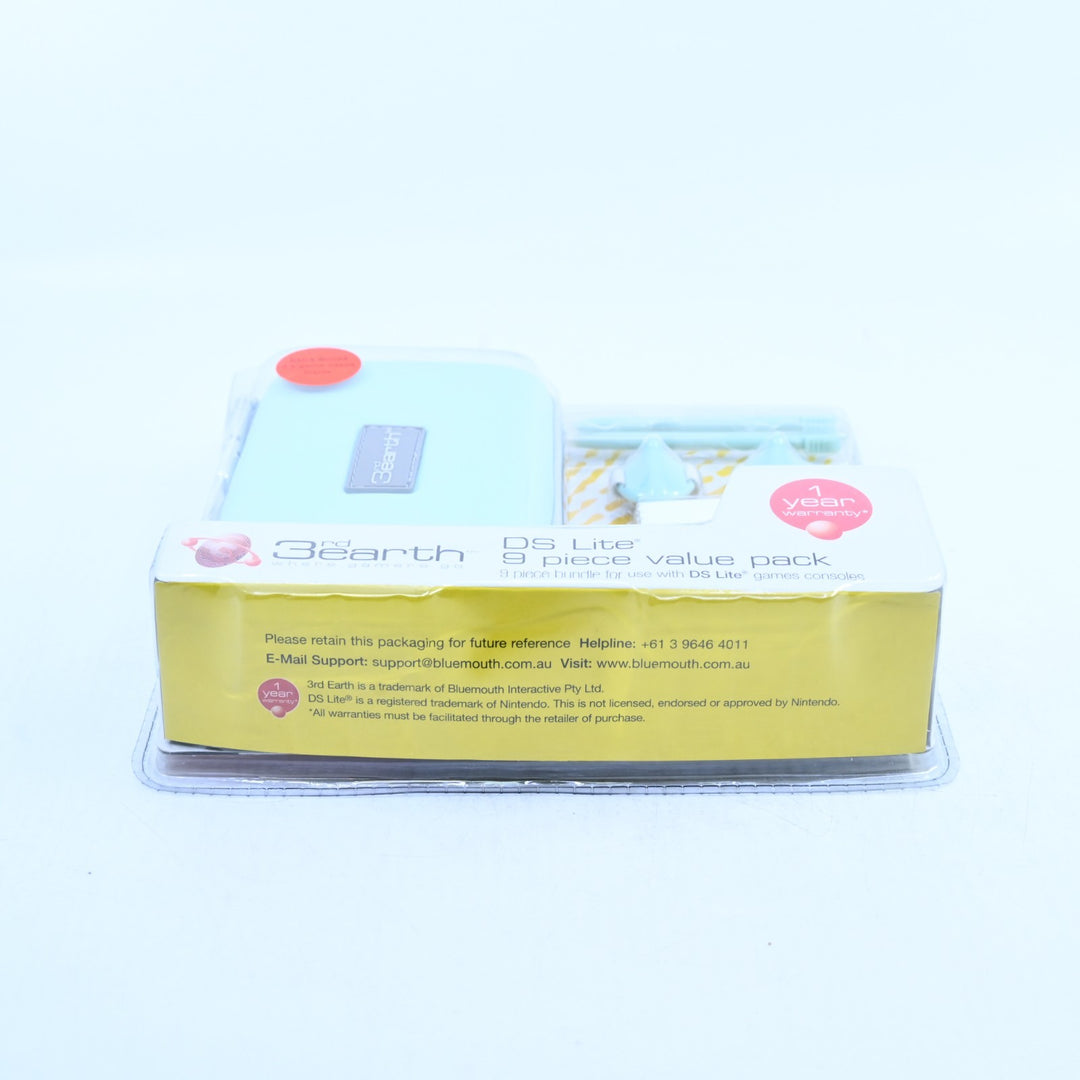 Blue - 3rd Earth 9 Piece Value Pack for DS lite - Nintendo DS Accessory
