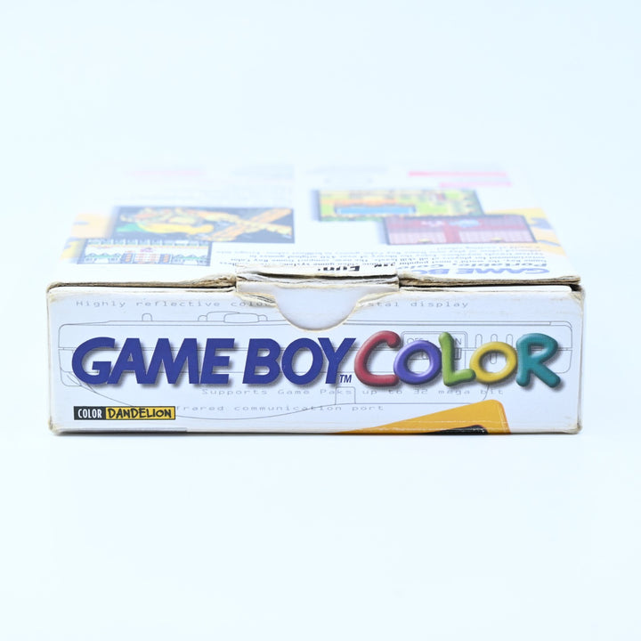 Dandelion Yellow Nintendo Gameboy Color Boxed Console - AUS PAL - Holo Label