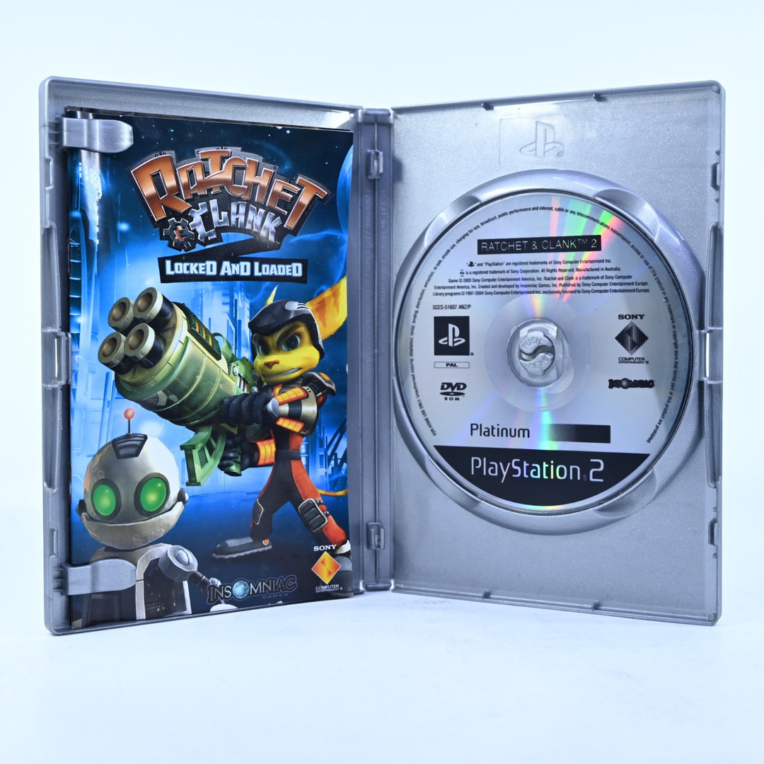 Ratchet &amp; Clank 2: Locked and Loaded - Sony Playstation 2 / PS2 Game + Manual