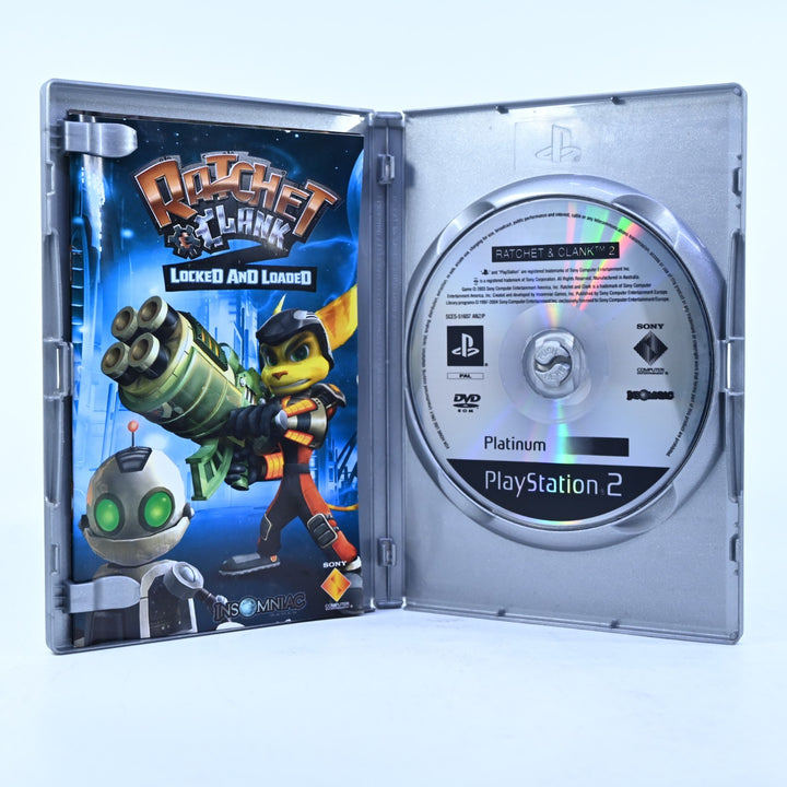 Ratchet &amp; Clank 2: Locked and Loaded - Sony Playstation 2 / PS2 Game + Manual