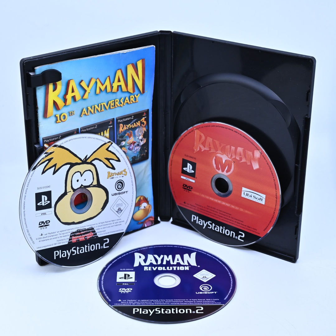 Rayman 10th Anniversary - Sony Playstation 2 / PS2 Game + Manual - PAL