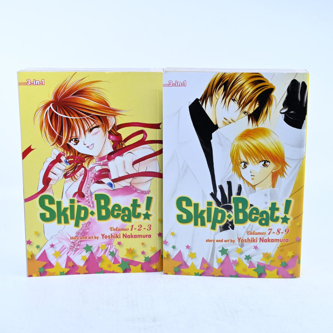 Skip Beat - Omnibus 1 & 3 - Volumes 1-3 & 7-9 - Yoshiki Nakamura - Manga Lot