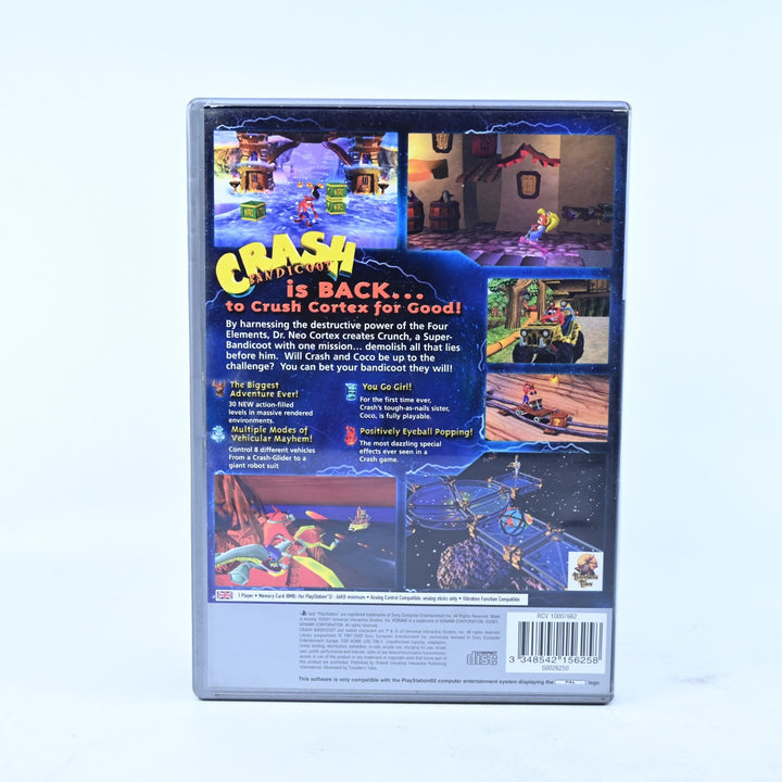 Crash Bandicoot: The Wrath of Cortex - PS2 Game + Manual - PAL