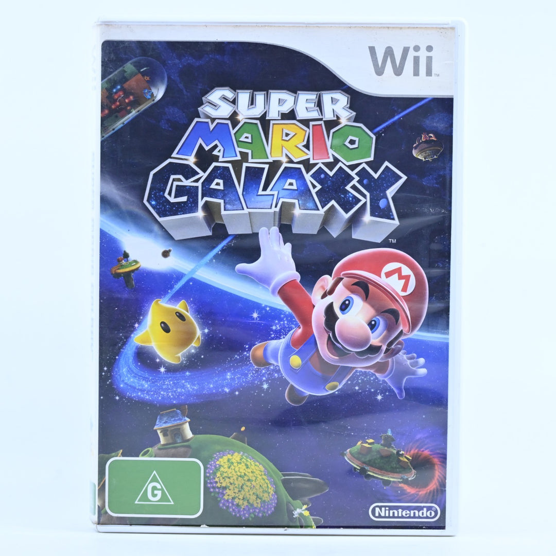 Super Mario Galaxy - Nintendo Wii Game + Manual - PAL - MINT DISC!