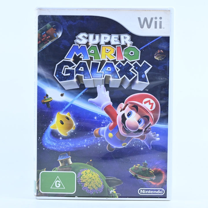 Super Mario Galaxy - Nintendo Wii Game + Manual - PAL - MINT DISC!