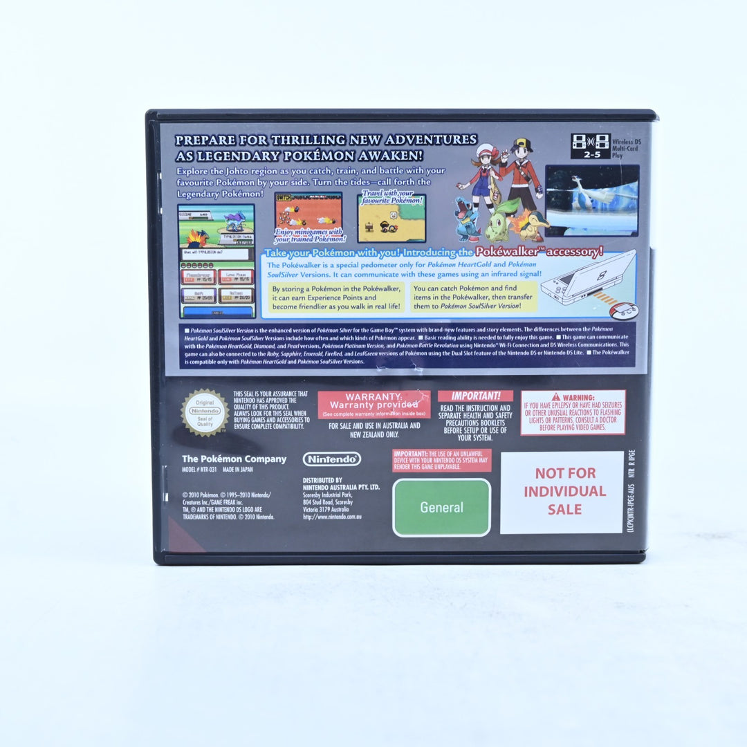 Pokemon SoulSilver - Nintendo DS Game - PAL + Manual - FREE POST! Soul Silver!
