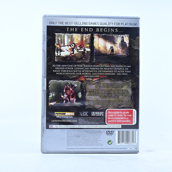 God of War II - Sony Playstation 2 / PS2 Game + Manual - PAL - MINT DISC!