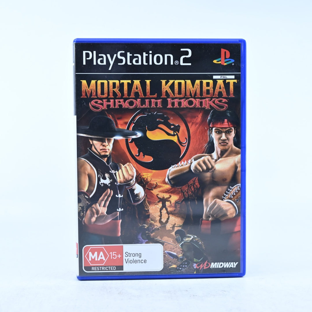 Mortal Kombat: Shaolin Monks - Sony Playstation 2 / PS2 Game + Manual - PAL