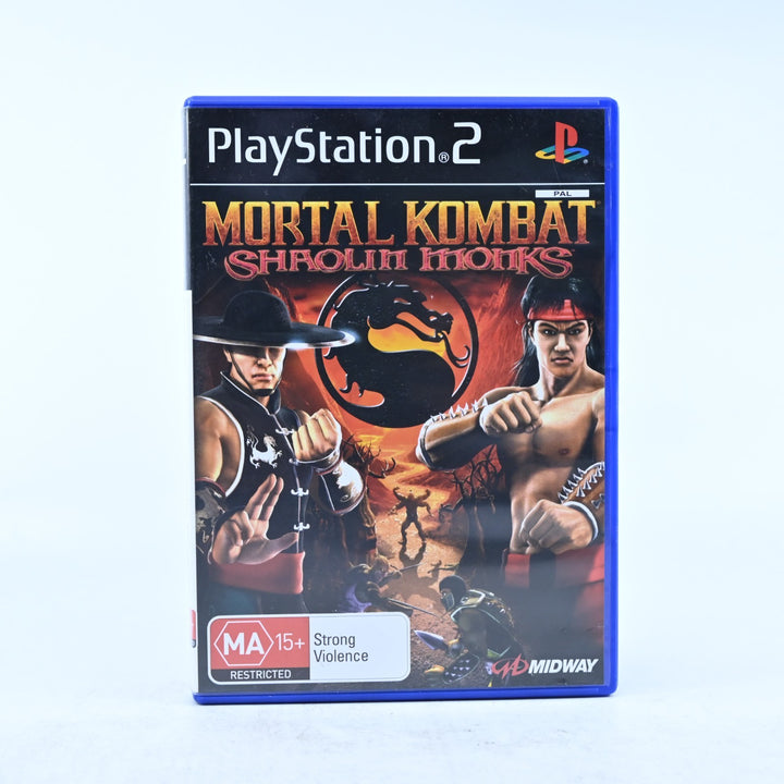 Mortal Kombat: Shaolin Monks - Sony Playstation 2 / PS2 Game + Manual - PAL