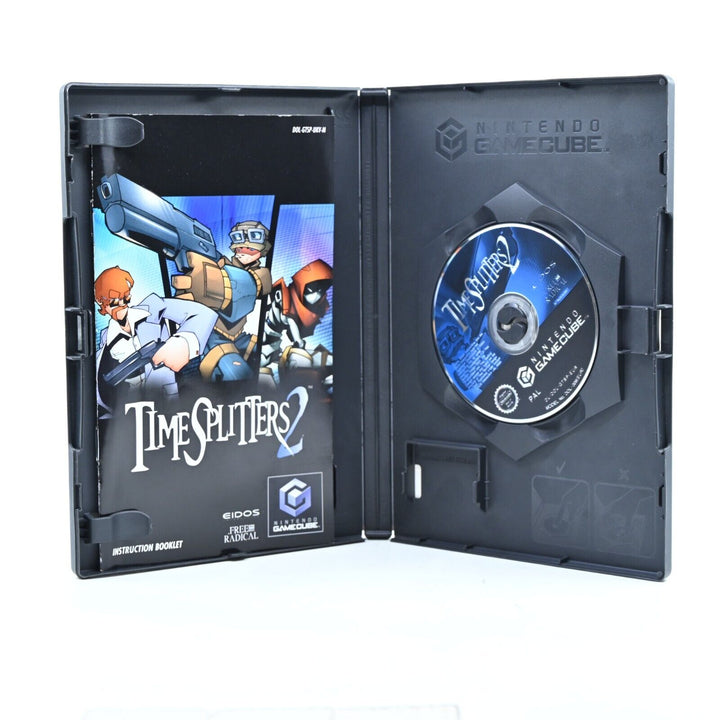 TimeSplitters 2 - Nintendo Gamecube Game + Manual - PAL - FREE POST!