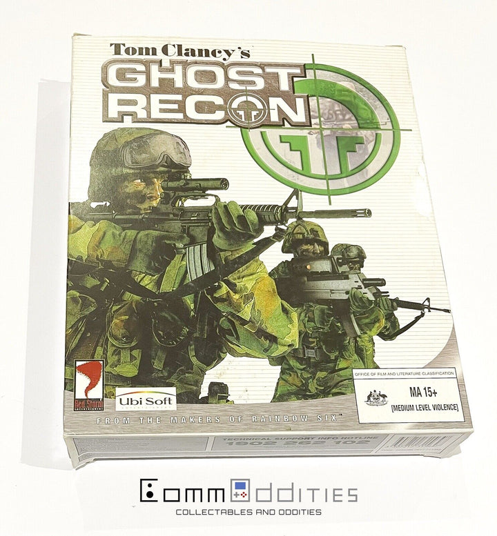 Tom Clancy's Ghost Recon PC Game 2001 Windows 7 8 10 11 Clancys - MINT DISC!