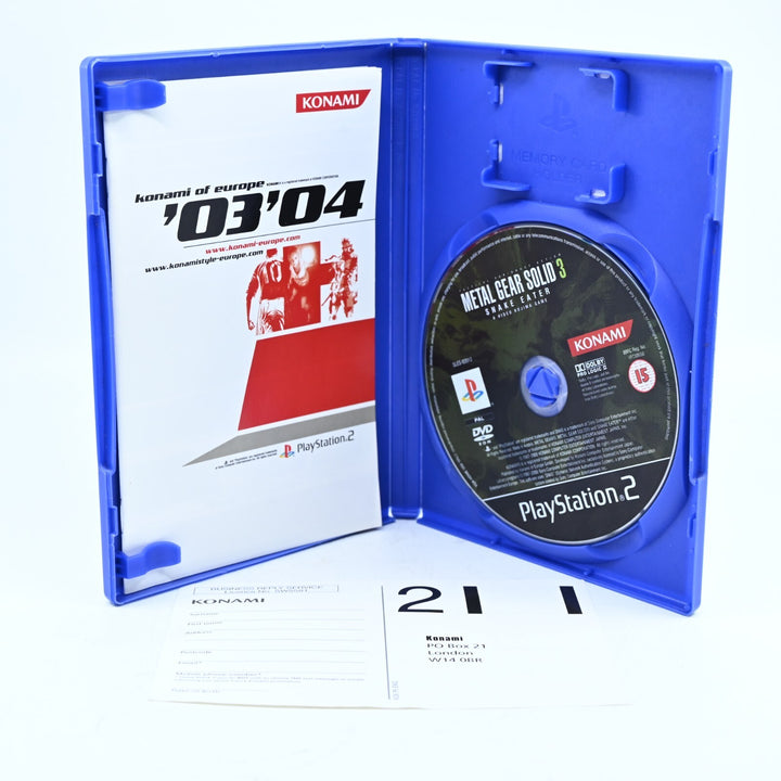 Metal Gear Solid 3 Snake Eater - Sony Playstation 2 / PS2 Game - No Manual - PAL