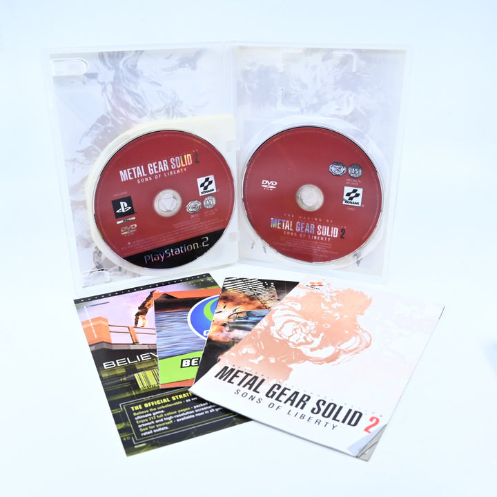 Metal Gear Solid 2: Sons of Liberty - Sony Playstation 2 / PS2 Game + Manual