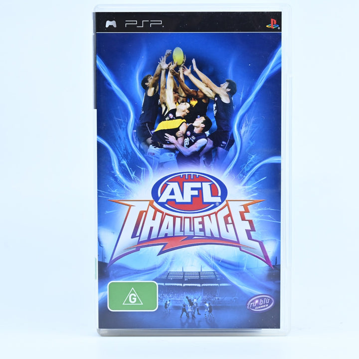 AFL Challenge - Sony PSP Game + Manual - FREE POST!
