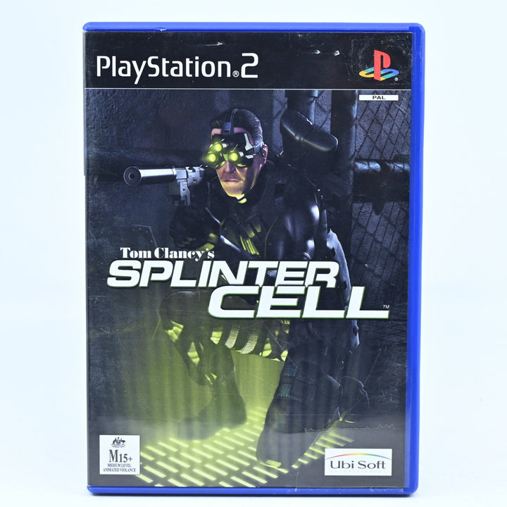Tom Clancy's Splinter Cell - Sony Playstation 2 / PS2 Game + Manual - PAL