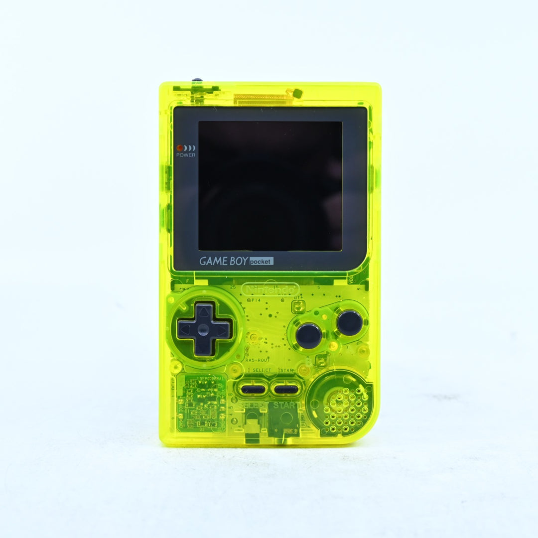 Clear Yellow - IPS - Nintendo Gameboy Pocket Console - MGB-001 - FREE POST!