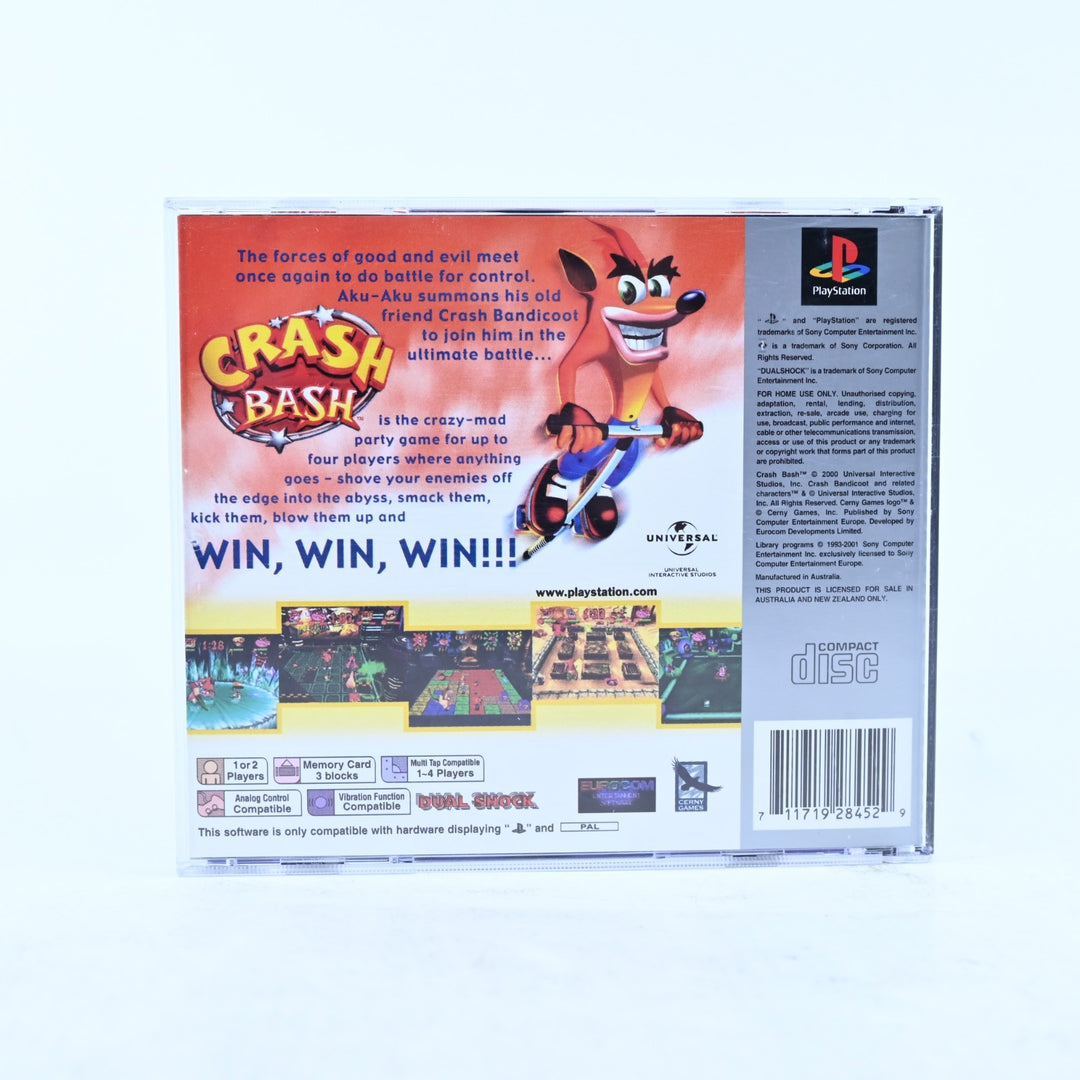 Crash Bash - Sony Playstation 1 / PS1 Game + Manual - PAL - MINT DISC!