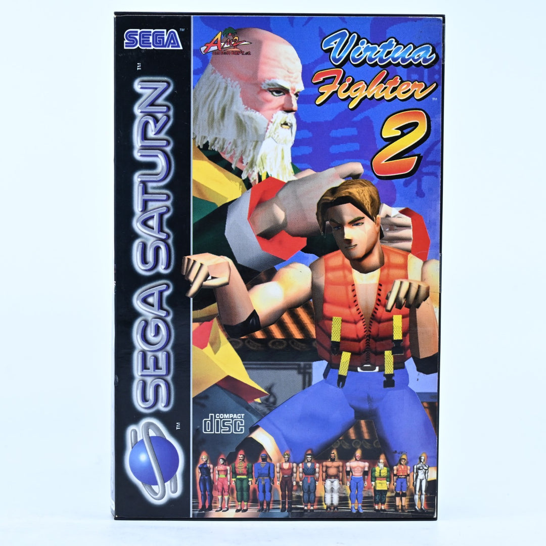 Virtua Fighter 2 - Sega Saturn Game + Manual - PAL - MINT DISC!