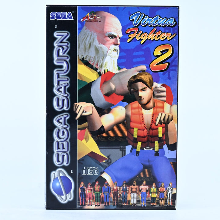 Virtua Fighter 2 - Sega Saturn Game + Manual - PAL - MINT DISC!