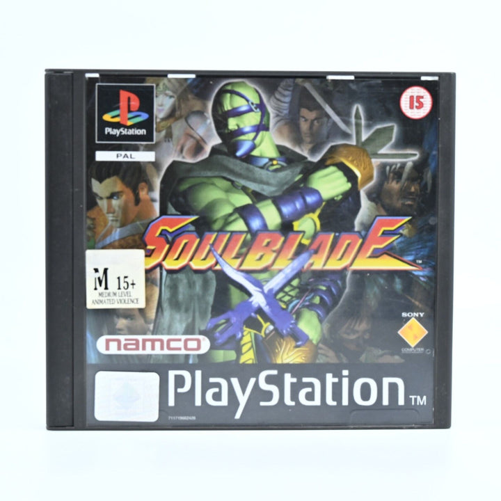 Soulblade - Sony Playstation 1 / PS1 Game + Manual - PAL - MINT DISC!