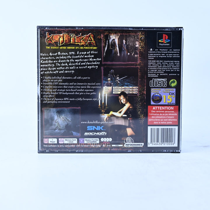 Koudelka - Sony Playstation 1 / PS1 Game + Manual - PAL - MINT DISC!