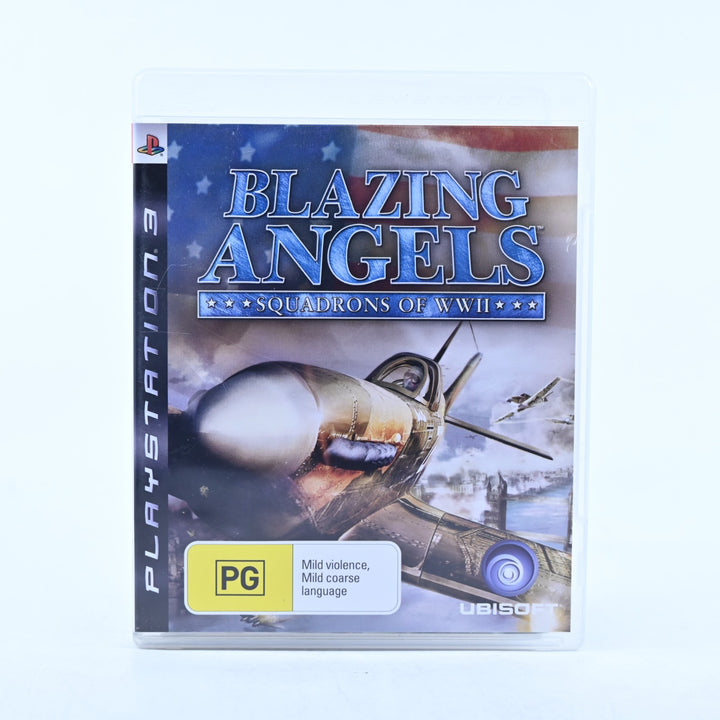 Blazing Angels: Squadrons of WWII - Sony Playstation 3 / PS3 Game + Manual