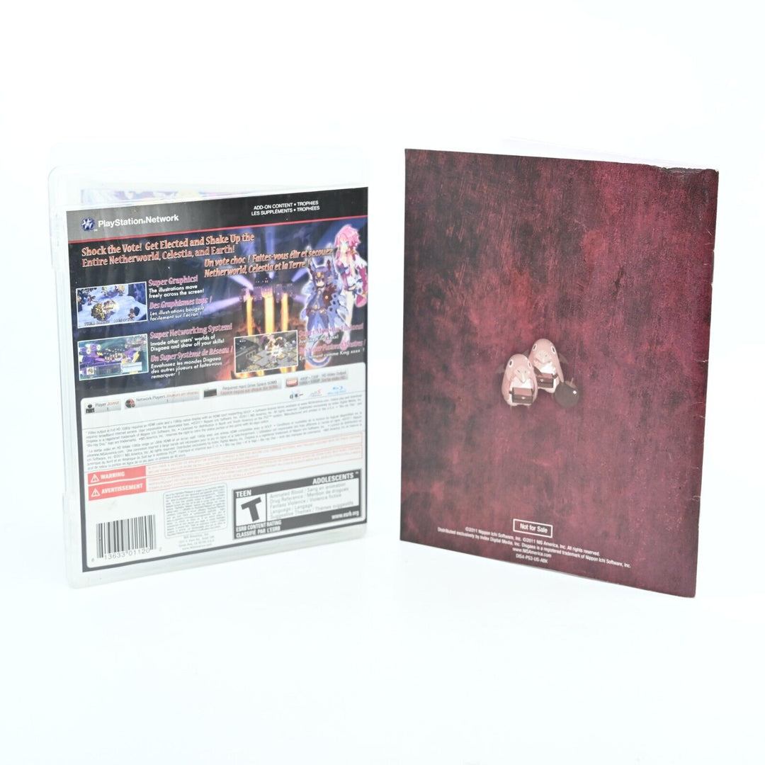 Disgaea 4: A Promise Unforgotten - Sony Playstation 3 / PS3 Game + Guide Book