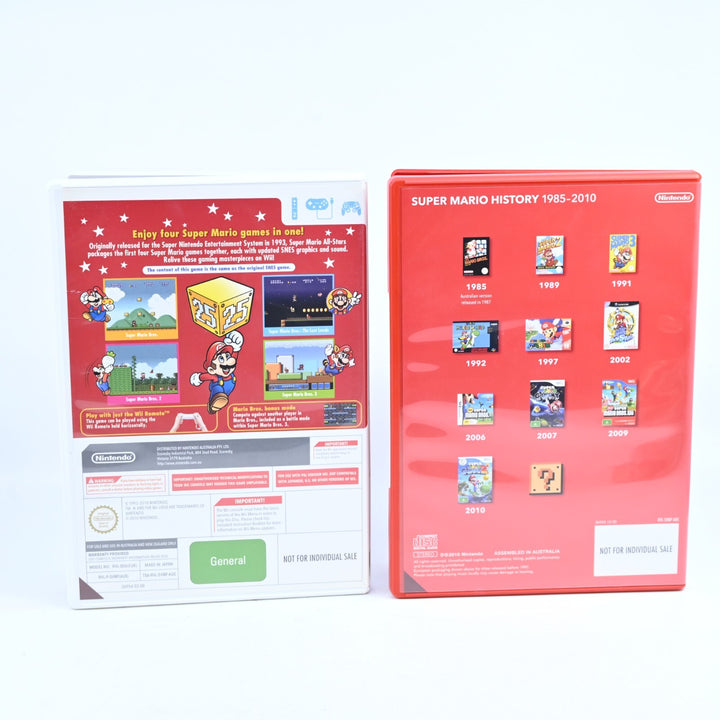 Super Mario All Stars 25th Anniversary Edition - Nintendo Wii Game + Manual