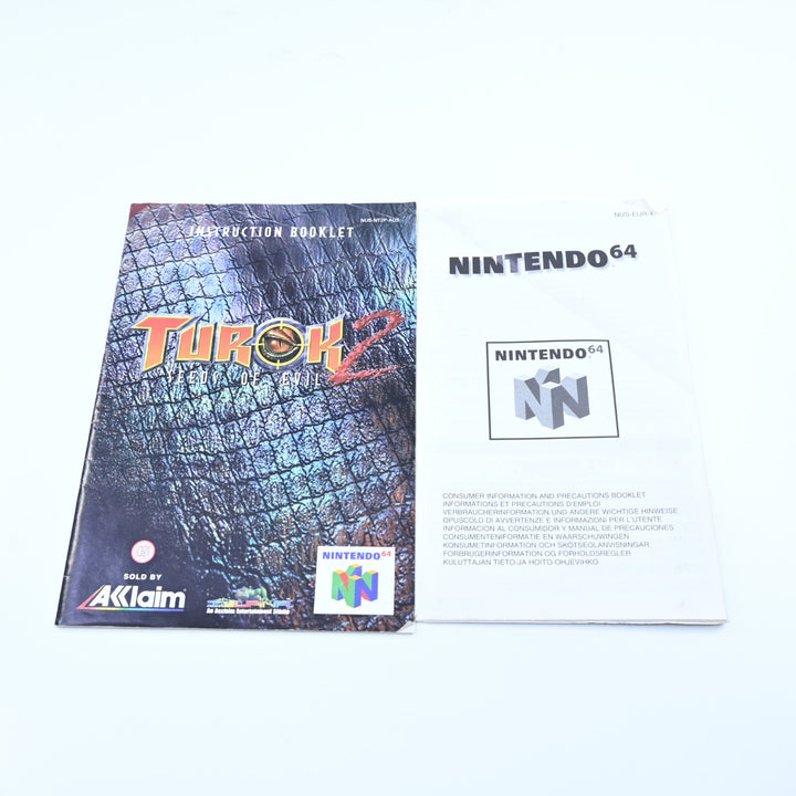 Turok 2: Seeds of Evil - N64 / Nintendo 64 Boxed Game - PAL - FREE POST!