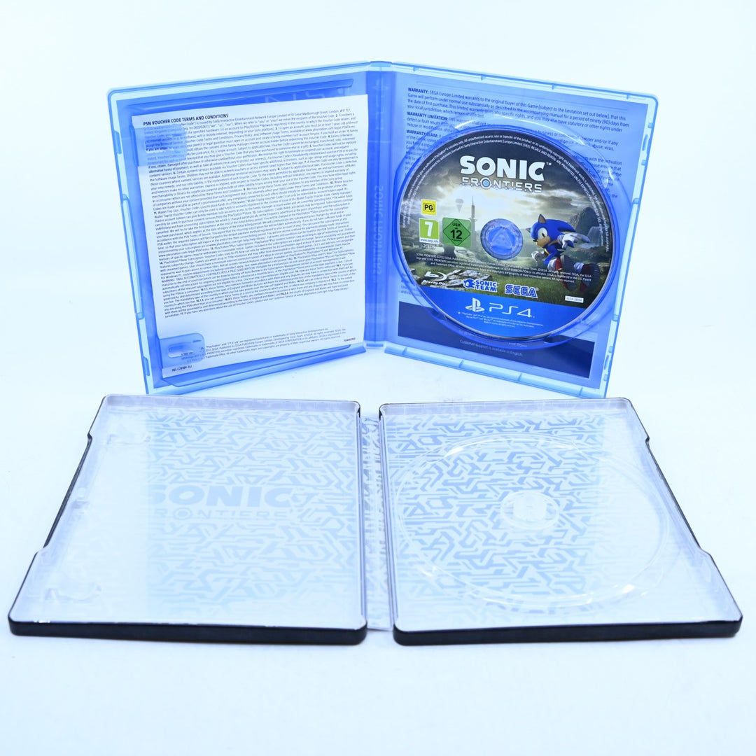 Sonic Frontiers - With Steelbook - Sony Playstation 4 / PS4 Game - MINT DISC!