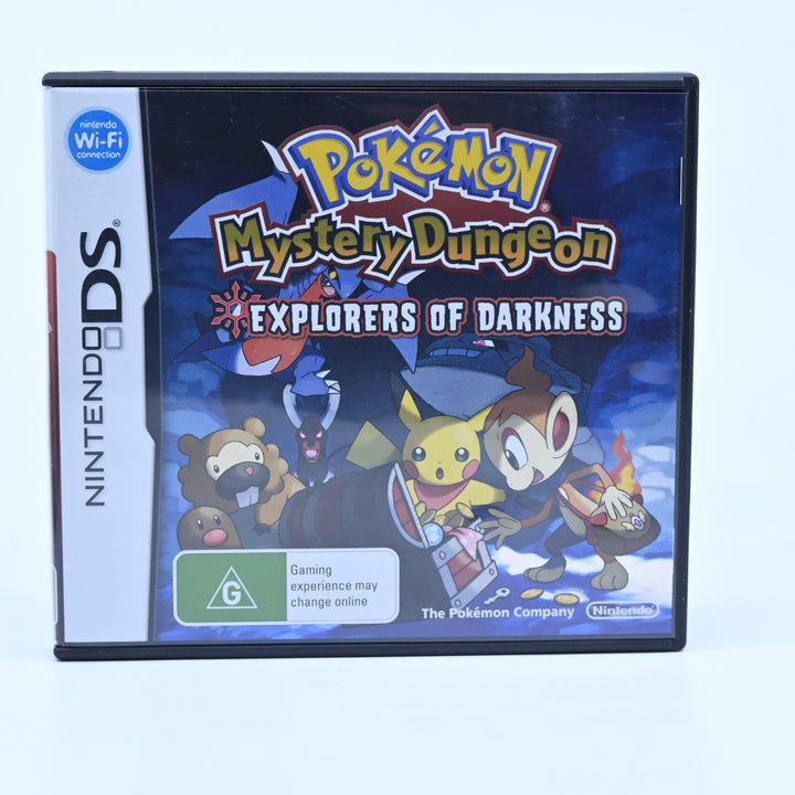 Pokemon Mystery Dungeon: Explorers of Darkness - Nintendo DS Game + Manual